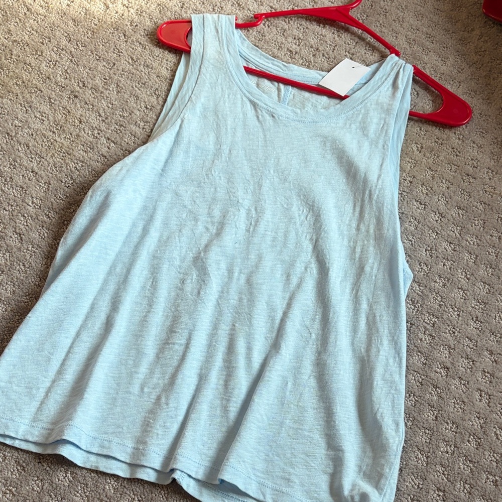 J. Crew Light Blue Tank Top